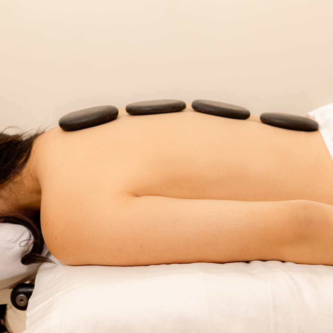 Masaje de piedras calientes